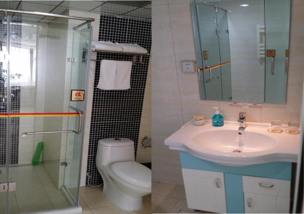 Super 8 Hotel Qingdao Railway Station Gui Zhou Road Exteriör bild